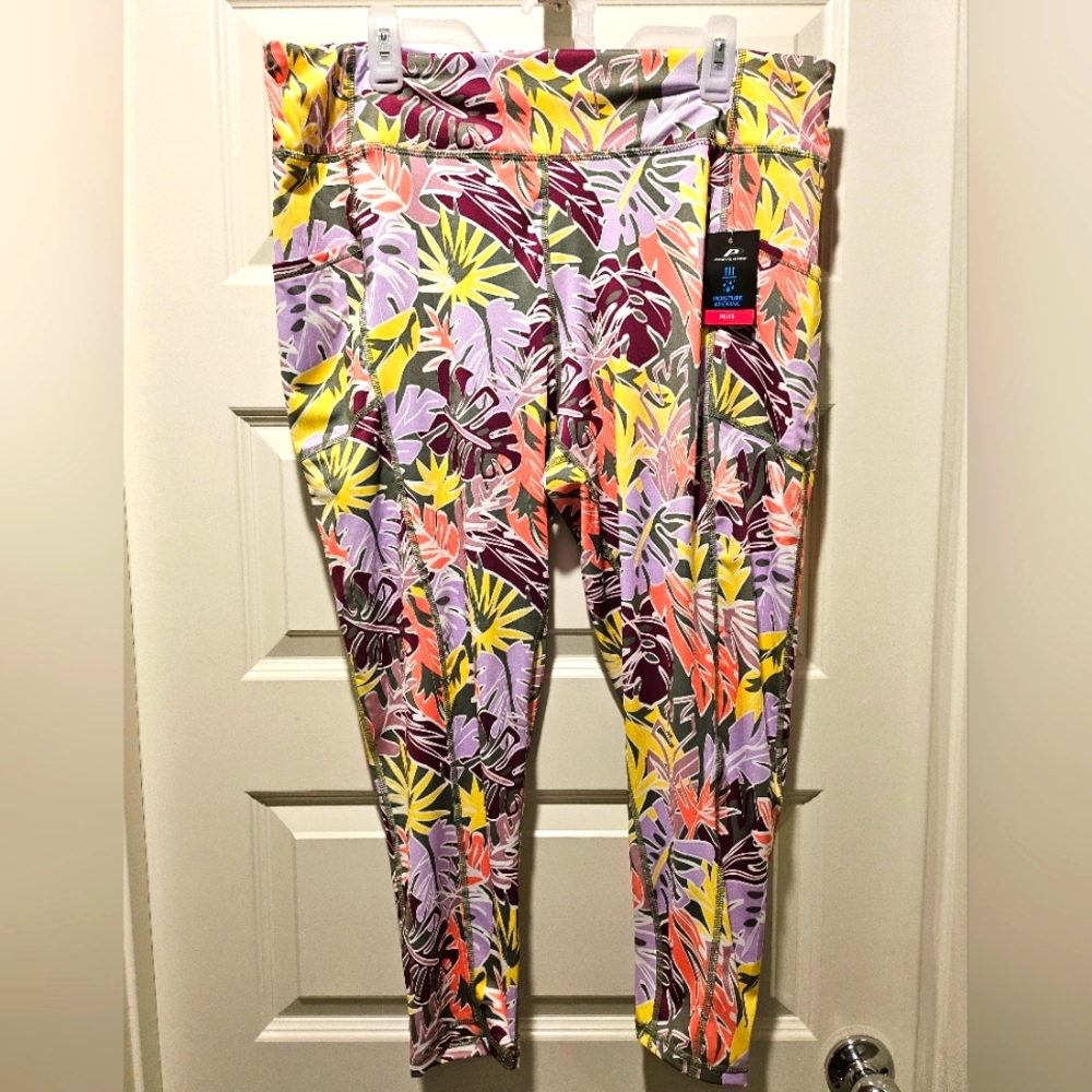 Pro Player Leaf Print Moisture Wicking Pants